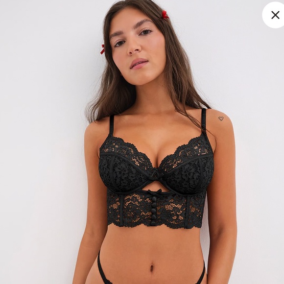 For Love And Lemons Other - For Love & Lemons Creamsicle Lace Underwire Bra - Size 32D